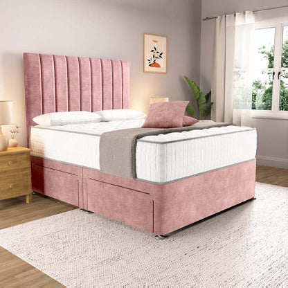 Prague Divan Bed - Pink Coniston