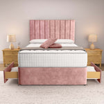 Prague Divan Bed - Pink Coniston