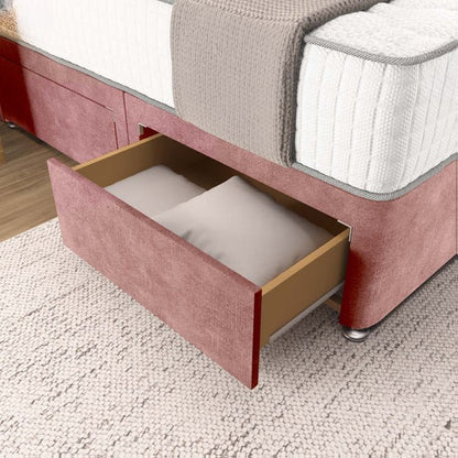 Prague Divan Bed - Pink Coniston