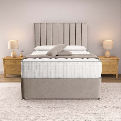 Prague Divan Bed - Seal Grey Naples