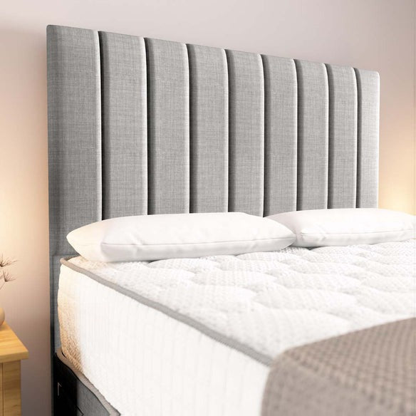 Prague Divan Bed - Silver Linoso
