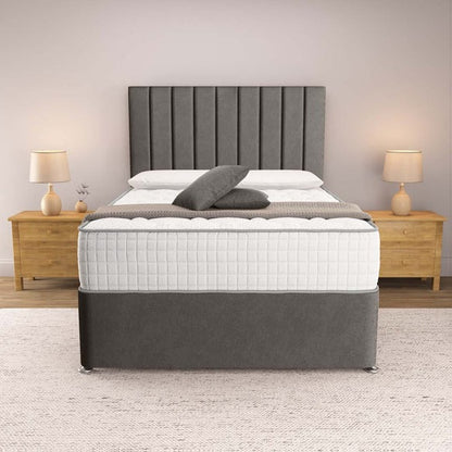 Prague Divan Bed - Slate Grey Naples