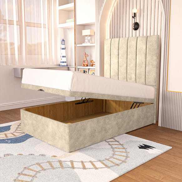 Prague Kids Ottoman Divan Bed - Almond Coniston
