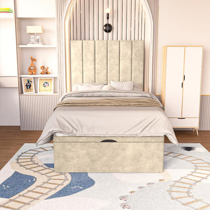 Prague Kids Ottoman Divan Bed - Almond Coniston