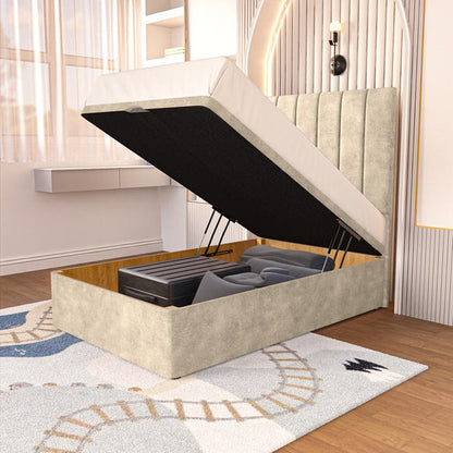 Prague Kids Ottoman Divan Bed - Almond Coniston