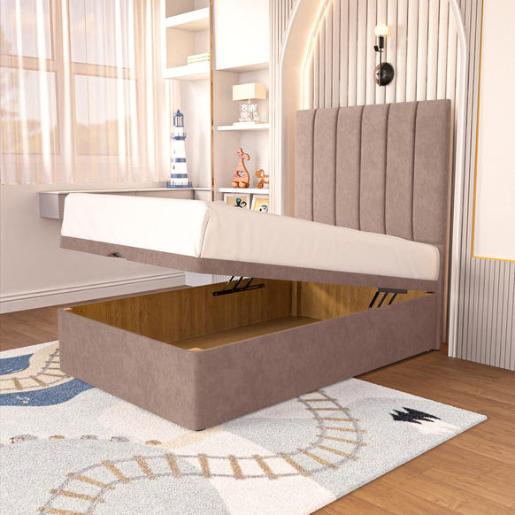Prague Kids Ottoman Divan Bed - Mauve Naples