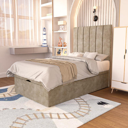 Prague Kids Ottoman Divan Bed - Mink Coniston