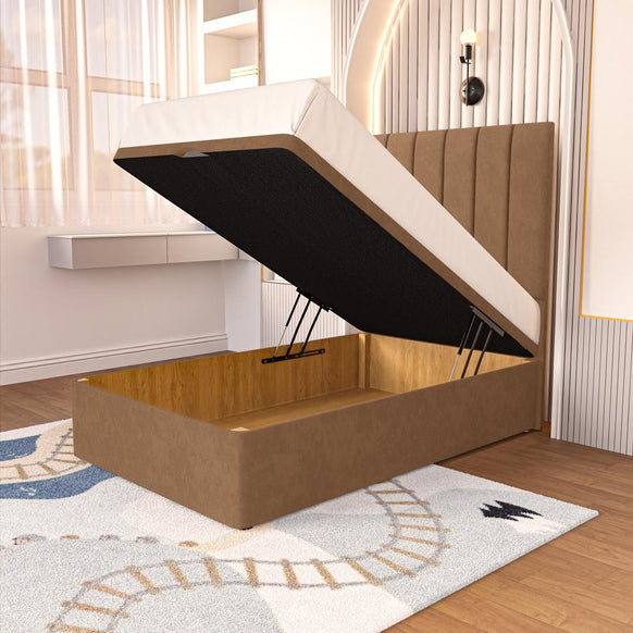 Prague Kids Ottoman Divan Bed - Mink Naples