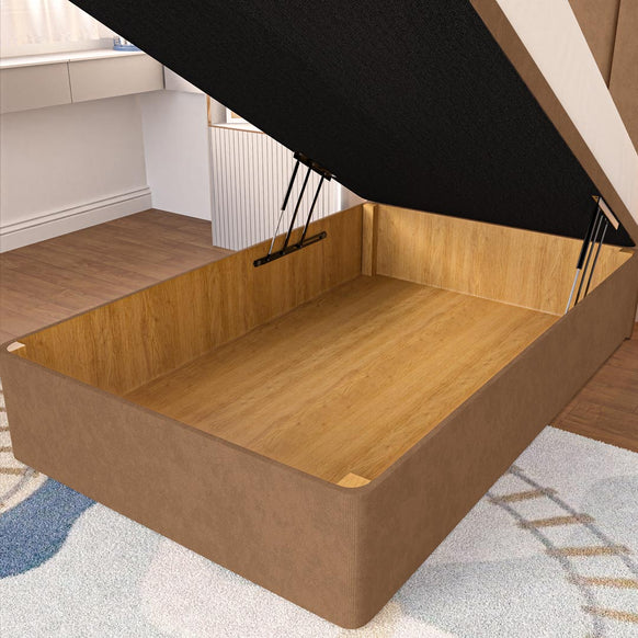 Prague Kids Ottoman Divan Bed - Mink Naples