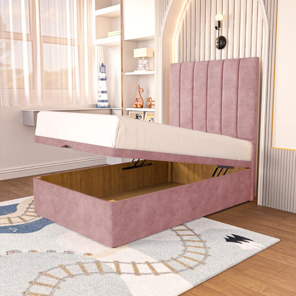 Prague Kids Ottoman Divan Bed - Pink Coniston
