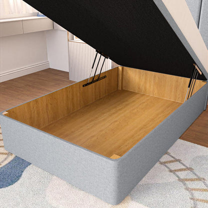 Prague Kids Ottoman Divan Bed - Silver Linoso