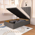 Prague Kids Ottoman Divan Bed - Slate Grey Naples
