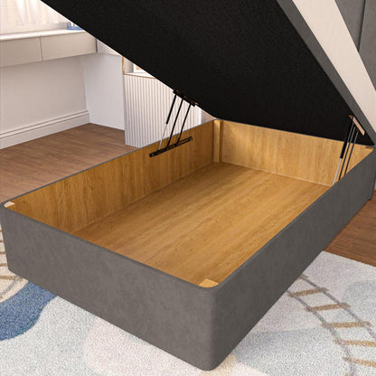 Prague Kids Ottoman Divan Bed - Slate Grey Naples