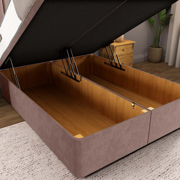 Prague Ottoman Divan Bed - Mauve Naples