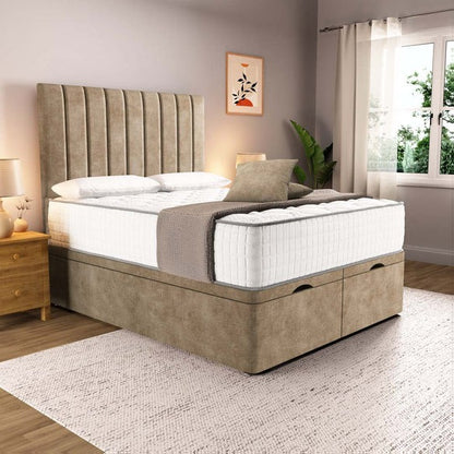 Prague Ottoman Divan Bed - Mink Coniston