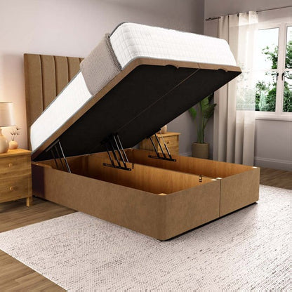 Prague Ottoman Divan Bed - Mink Naples