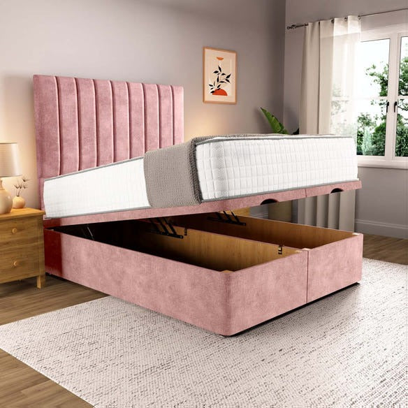 Prague Ottoman Divan Bed - Pink Coniston