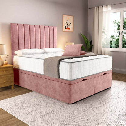 Prague Ottoman Divan Bed - Pink Coniston