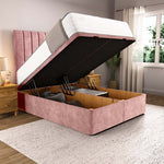 Prague Ottoman Divan Bed - Pink Coniston