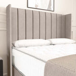 Prague Wingback Divan Bed - Seal Grey Naples