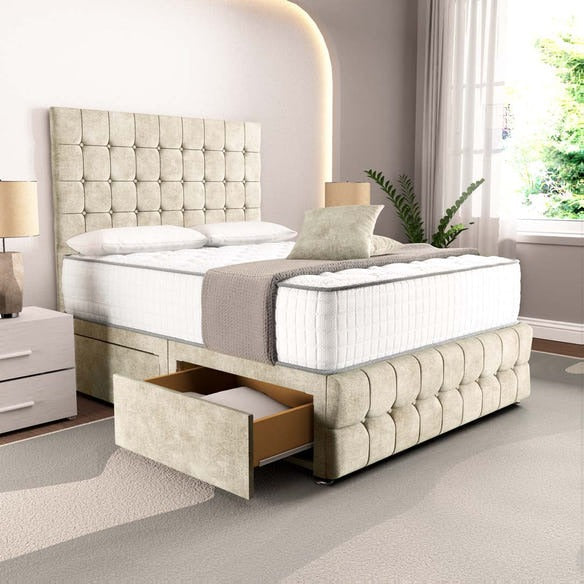 Rio Divan Bed - Almond Coniston