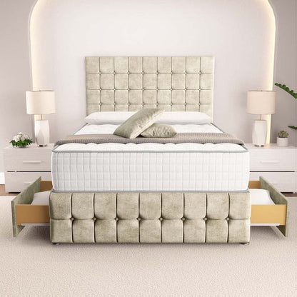 Rio Divan Bed - Almond Coniston