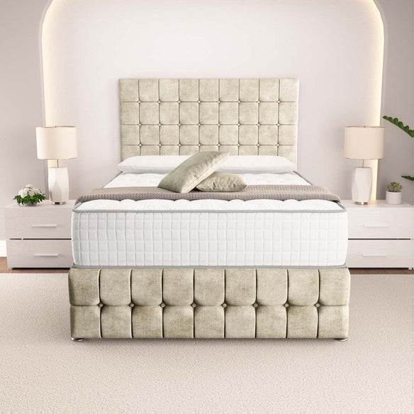 Rio Divan Bed - Almond Coniston