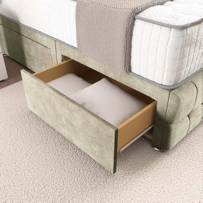 Rio Divan Bed - Almond Coniston