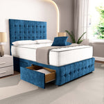 Rio Divan Bed - Blue Coniston