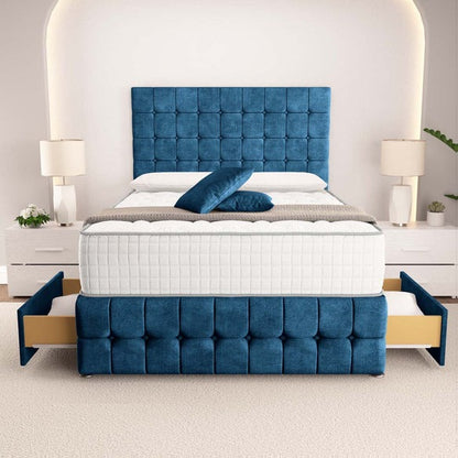 Rio Divan Bed - Blue Coniston