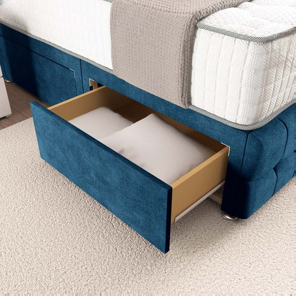 Rio Divan Bed - Blue Coniston