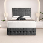 Rio Divan Bed - Charcoal Coniston