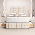 Rio Divan Bed - Cream Naples