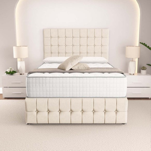 Rio Divan Bed - Cream Naples