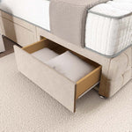 Rio Divan Bed - Cream Naples