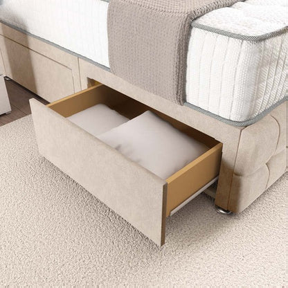 Rio Divan Bed - Cream Naples