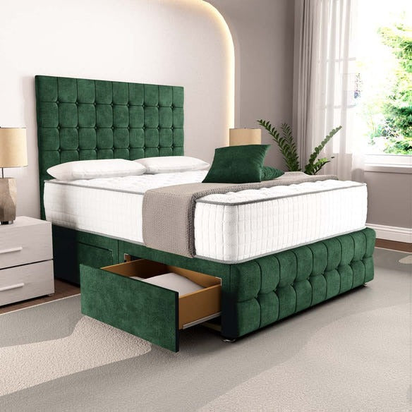 Rio Divan Bed - Emerald Coniston