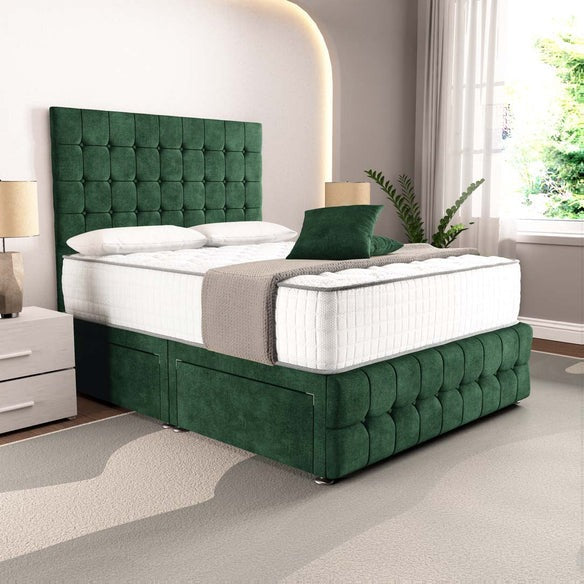 Rio Divan Bed - Emerald Coniston