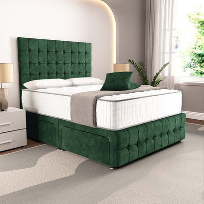 Rio Divan Bed - Emerald Coniston