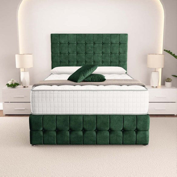 Rio Divan Bed - Emerald Coniston