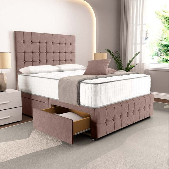 Rio Divan Bed - Mauve Naples