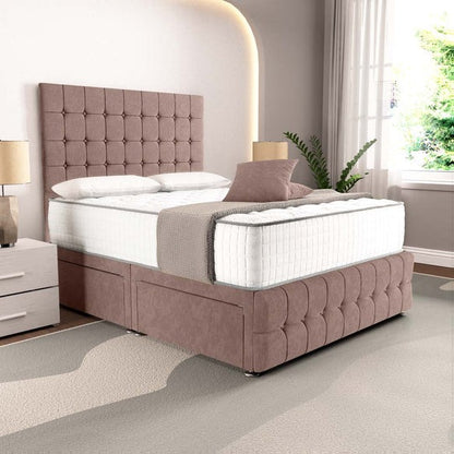 Rio Divan Bed - Mauve Naples