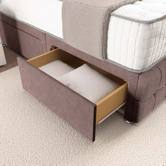 Rio Divan Bed - Mauve Naples