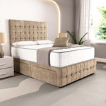 Rio Divan Bed - Mink Coniston