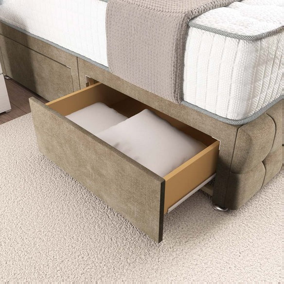 Rio Divan Bed - Mink Coniston