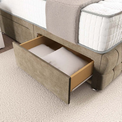 Rio Divan Bed - Mink Coniston