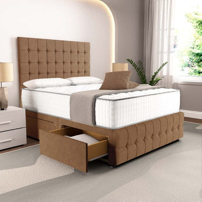 Rio Divan Bed - Mink Naples