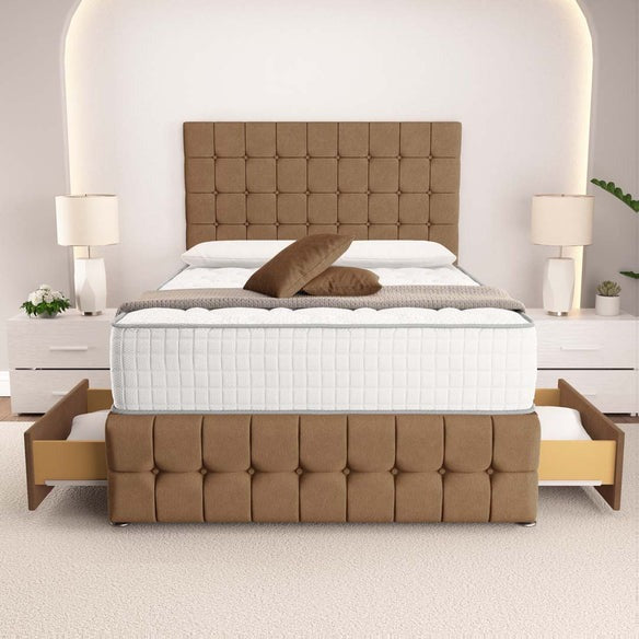 Rio Divan Bed - Mink Naples