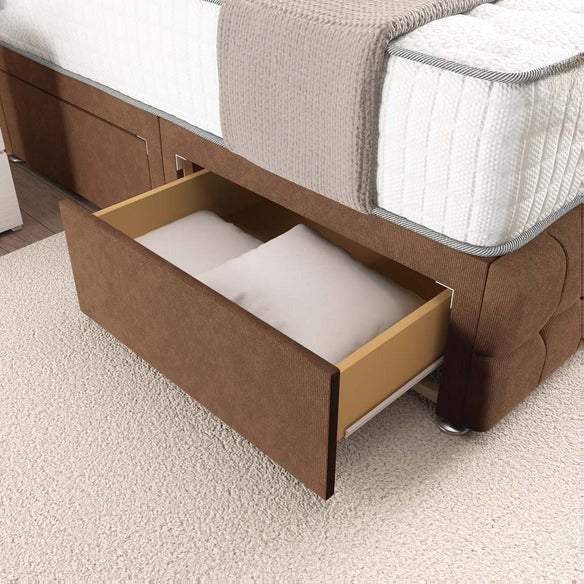 Rio Divan Bed - Mink Naples