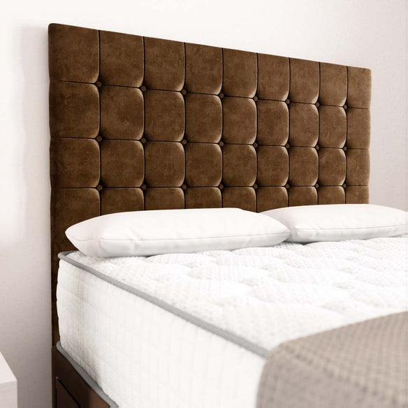Rio Divan Bed - Mocca Plush Velvet